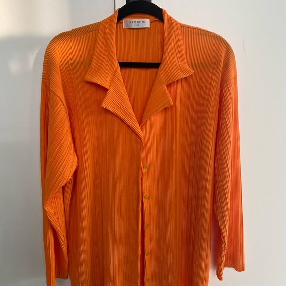 STORETS OVERSIZED PLISSE SHIRT - Picture 2 of 5